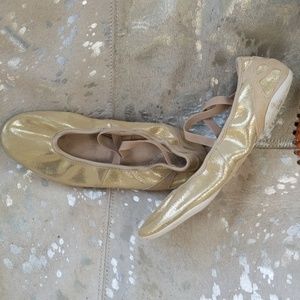 Shimmery, chic & comfy athletic ballet flats